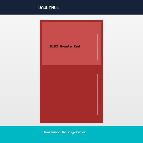 Dawlance Refrigerator 9193 Avante Red