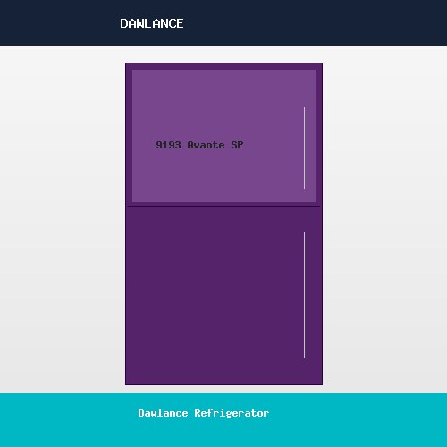 Dawlance Refrigerator 9193 Avante Sapphire Purple